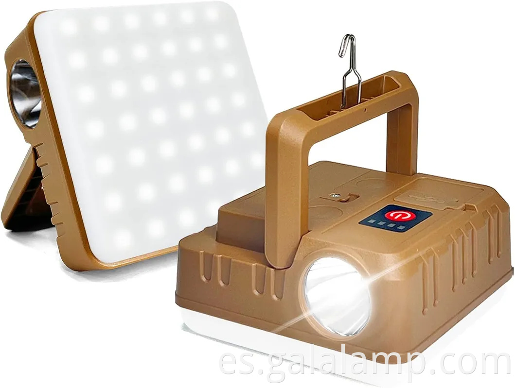 Bulbo de campamento LED recargable con poder USB para aventuras